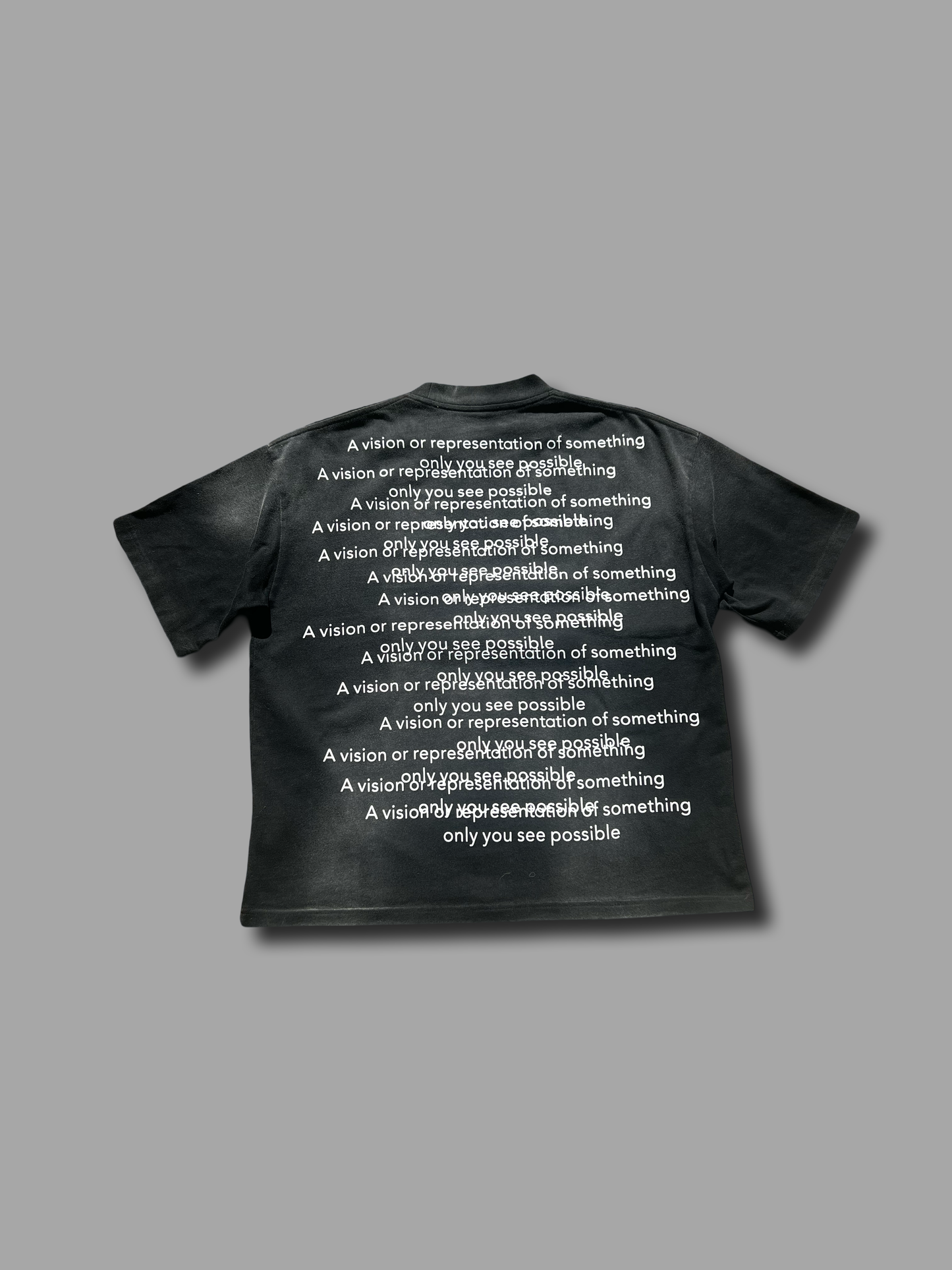 enclosed visions(black)repeated meaning tees